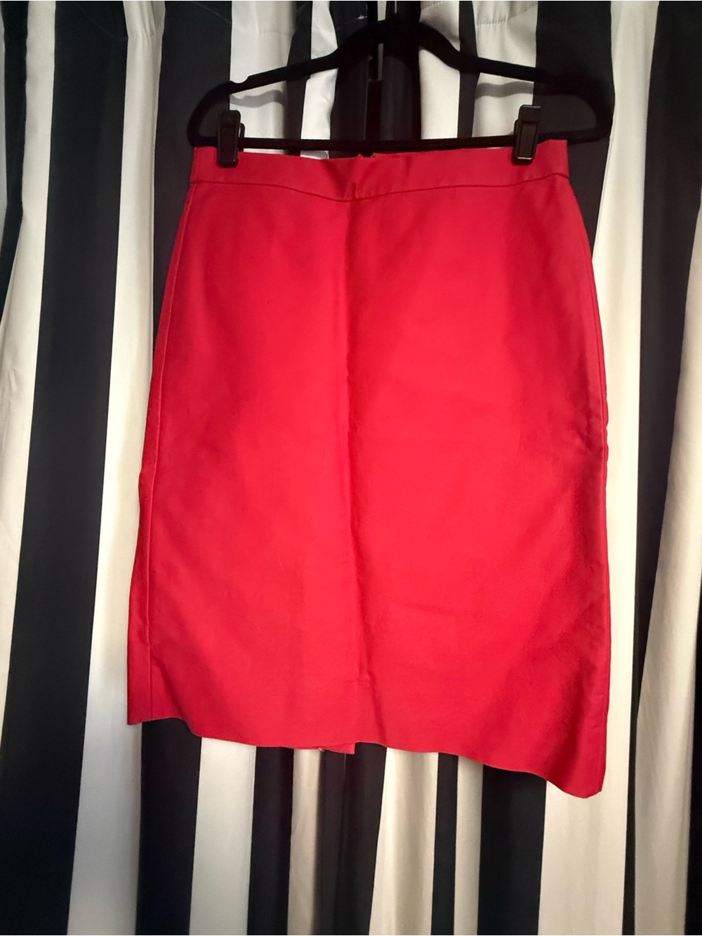 J. Crew Raspberry Pencil Skirt Cotton